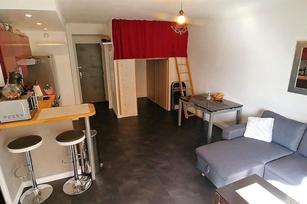 Charmant Studio Proche De Nice A 300M Des Plages Apartment Вилньов Любе Екстериор снимка